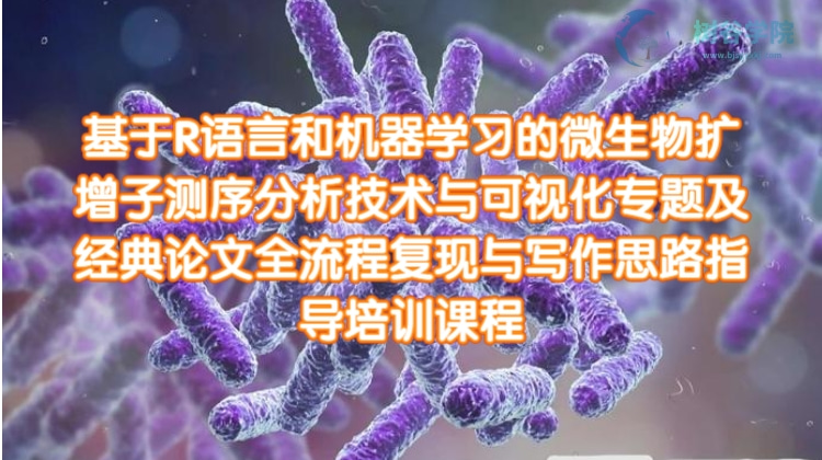基于R语言和机器学习的微生物扩增子测序分析技术与可视化专题及经典论文全流程复现与写作思路指导培训课程